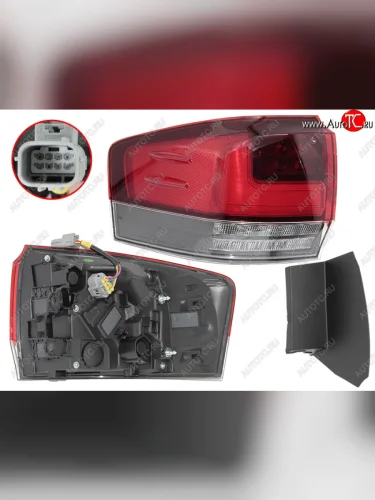 Фонарь задний Toyota Land Cruiser (J300) 21- (Слева LED) SAT ST-212-19LCL