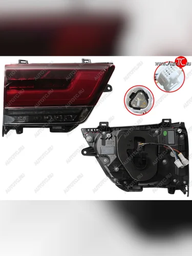 Фонарь в крышку багажника Toyota Land Cruiser (J300) 21- (Слева LED) SAT ST-212-1357L