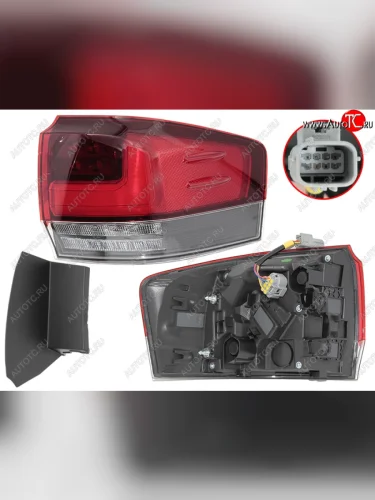 Фонарь задний Toyota Land Cruiser (J300) 21- (Справа LED) SAT ST-212-19LCR