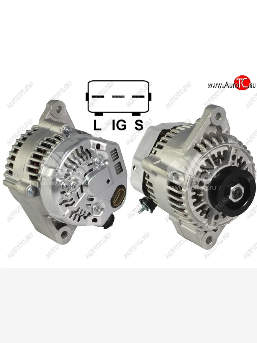 Генератор TOYOTA LAND CRUISER PRADO 5VZFE 95-02HILUX SURF VZN18# 5VZFE  95-02 12V 80A SAT ST-27060-62160  в Воронеже Воронежской области