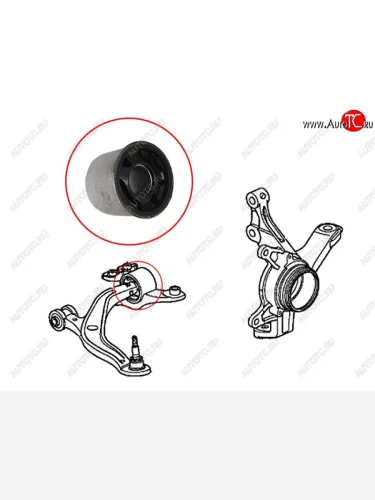 Сайлентблок Honda Stream 06-14 (Справа=Слева) SAT ST-51350-SMA-030BR