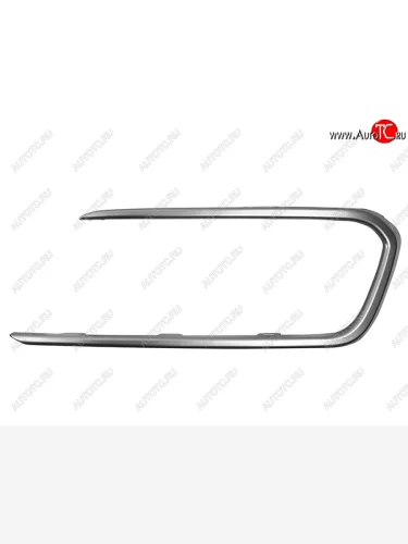 Правый молдинг решетки SAT (хром) Hyundai Santa Fe DM рестайлинг (2015-2019)