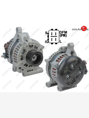 Генератор TOYOTA LAND CRUISER J200LEXUS LX 570 J201 4.65.7 08-15 13URFE 12V 180A SAT ST-85-0067