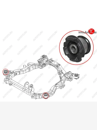 Сайлентблок Chevrolet Captiva 06-15  Opel Antara 06-15  Daewoo Winstorm 06-10 SAT ST-96626232B