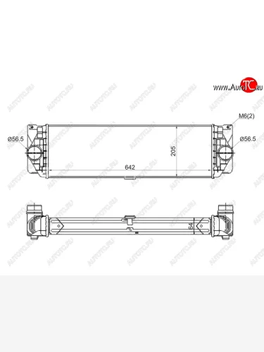 Интеркулер MERCEDES SPRINTER 05- SAT ST-A9065010201