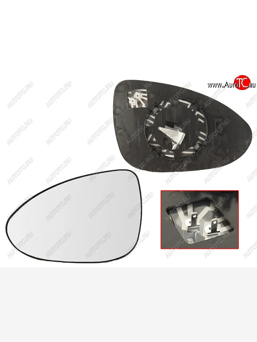 Левое полотно зеркала (для электрического) SAT Chevrolet Aveo T300 хэтчбек (2011-2015)  в Самаре Самарской области