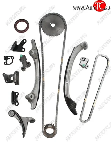 Комплект для замены цепи ГРМ TOYOTA DYNATOYOACEHIACEHILUXLC PRADO 2TR-FE 04- полный OSK T050K