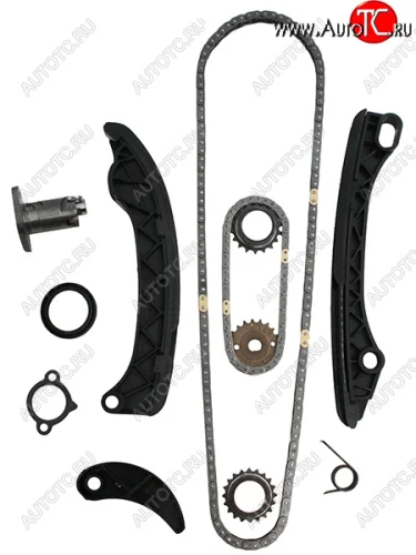 Комплект цепи ГРМ 1-2ZRFAE TOYOTA AURISAVENSISAXIOFIELDERPREMIOALLION 10- полный OSK T061K
