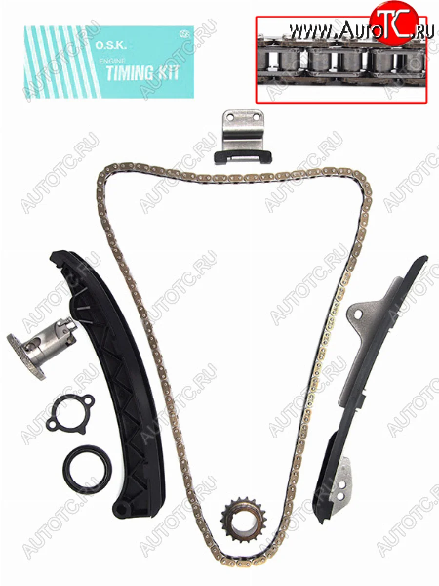 Комплект для замены цепи ГРМ TOYOTA RAV4AVENSISWISH 3ZR-FE 07- OSK T062K  в Самаре Самарской области