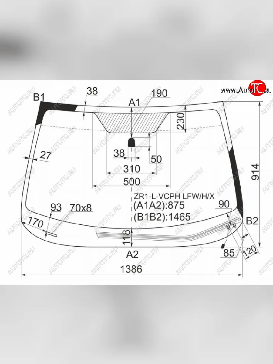 Стекло лобовое (Обогрев щеток) Subaru Impreza 07-12  Impreza WRX 07-14  Impreza WRX STI 07-14 XYG ZR1-L-VCPH LFW/H/X  в Керчи Республика Крым