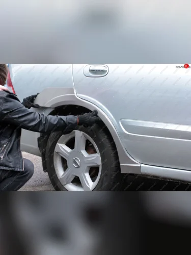 Комплект ремонтных арок AUTOFERRUM ( холоднокатаная сталь 0.8 мм) Nissan Almera Classic  B10 (2006-2013) седан