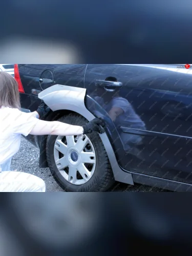 Комплект ремонтных арок AUTOFERRUM (оцинкованная сталь 1 мм) Ford Focus 2 седан рестайлинг (2007-2011)