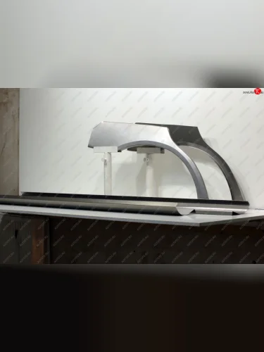 Комплект ремонтных порогов и кузовные ремонтные задние арки AUTOFERRUM (холоднокатаная сталь 0.8 мм и 1 мм) KIA Magentis (2000-2005)