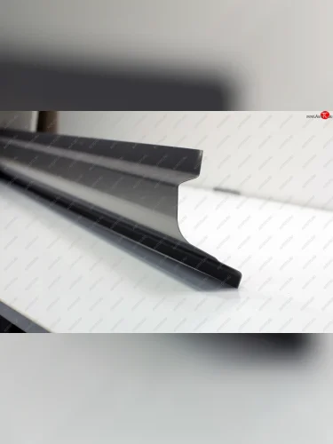 Левый кузовной порог AUTOFERRUM (холоднокатаная сталь 1.2 мм) Nissan Almera 2 N16 хэтчбэк 5 дв. рестайлинг (2002-2006)