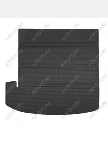 Коврик багажника складной (полиуретан, 7 мест) Norplast Unidec TRI-FOLD (черный) Geely Okavango (2021-2025)