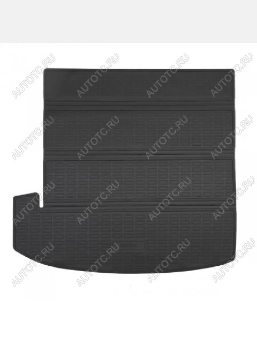 Коврик багажника складной (полиуретан, 7 мест) Norplast Unidec TRI-FOLD Geely Okavango (2021-2025) (черный)  в Керчи Республика Крым