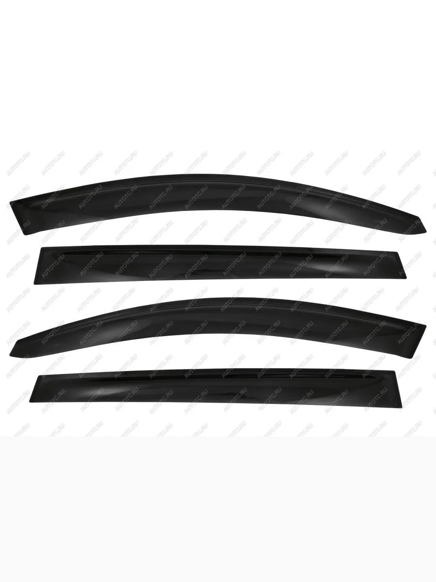 Дефлекторы окон SIM  Chery Arrizo 5 Plus (2020-2025), Omoda S5 (2023-2025) (черный)  в Перми Пермском крае