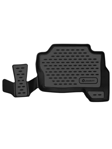 Коврики в салон (2 ряд) Element (черные) Mitsubishi Pajero Sport  QE (2015-2021) дорестайлинг