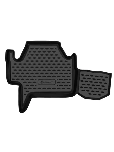 Коврики в салон (2 ряд) Element (черные) Mitsubishi Pajero Sport PB дорестайлинг (2008-2013)