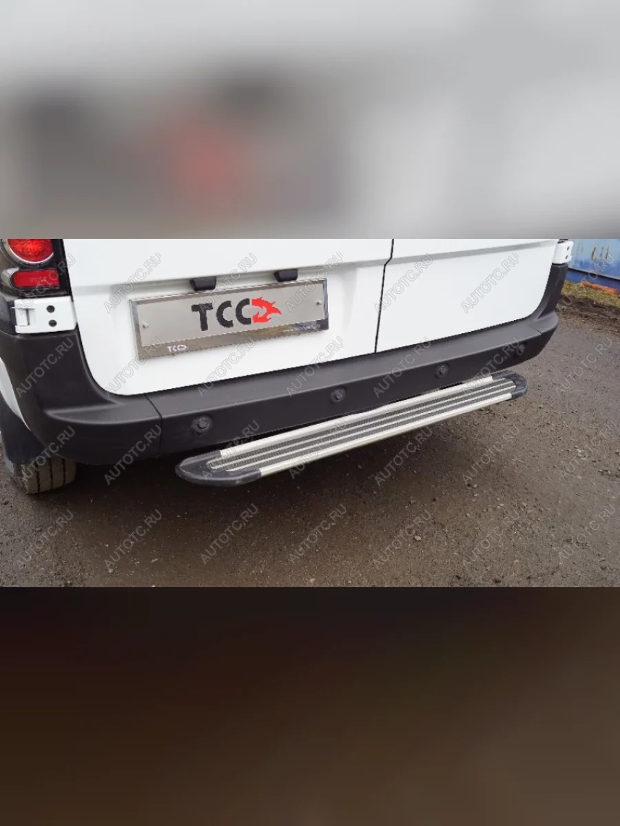 Задняя подножка алюминиевая 'Slim line Silver' 1350 мм Sollers Atlant (L1H1) 3.5T 2023-  В Кинешме Ивановской области