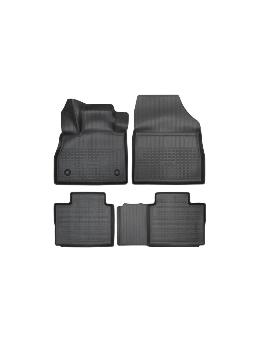 Коврики салонные 3D (1, 2 ряд) Norplast Unidec Renault Espace 5 (2014-2025) (черные)  в Воронеже Воронежской области