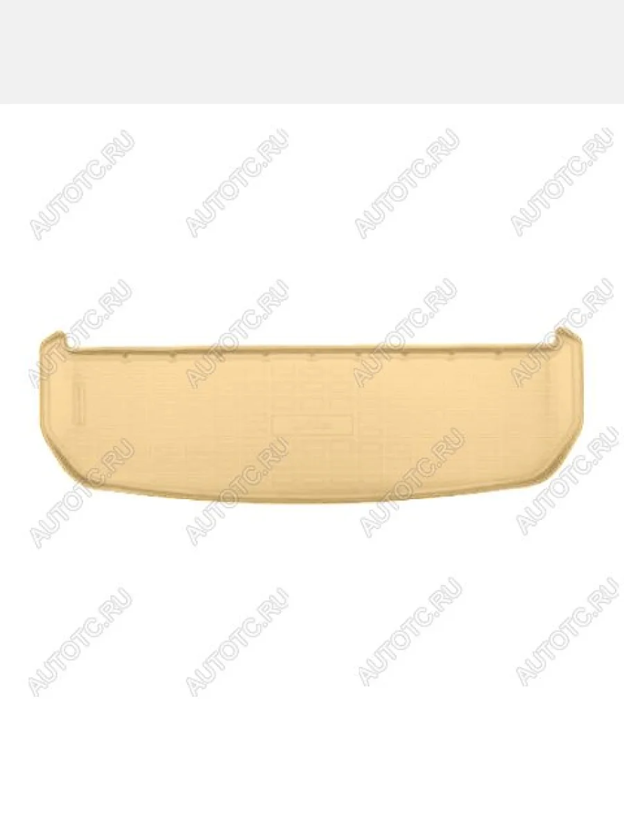 Коврик багажника (полиуретан, разложенный 3 ряд) Norplast Unidec Chery Tiggo 9 дорестайлинг (2023-2024) (бежевый)  в Керчи Республика Крым