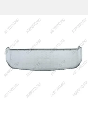 Коврик багажника (полиуретан, разложенный 3 ряд) Norplast Unidec (серый) Chery Tiggo 9 дорестайлинг (2023-2024)