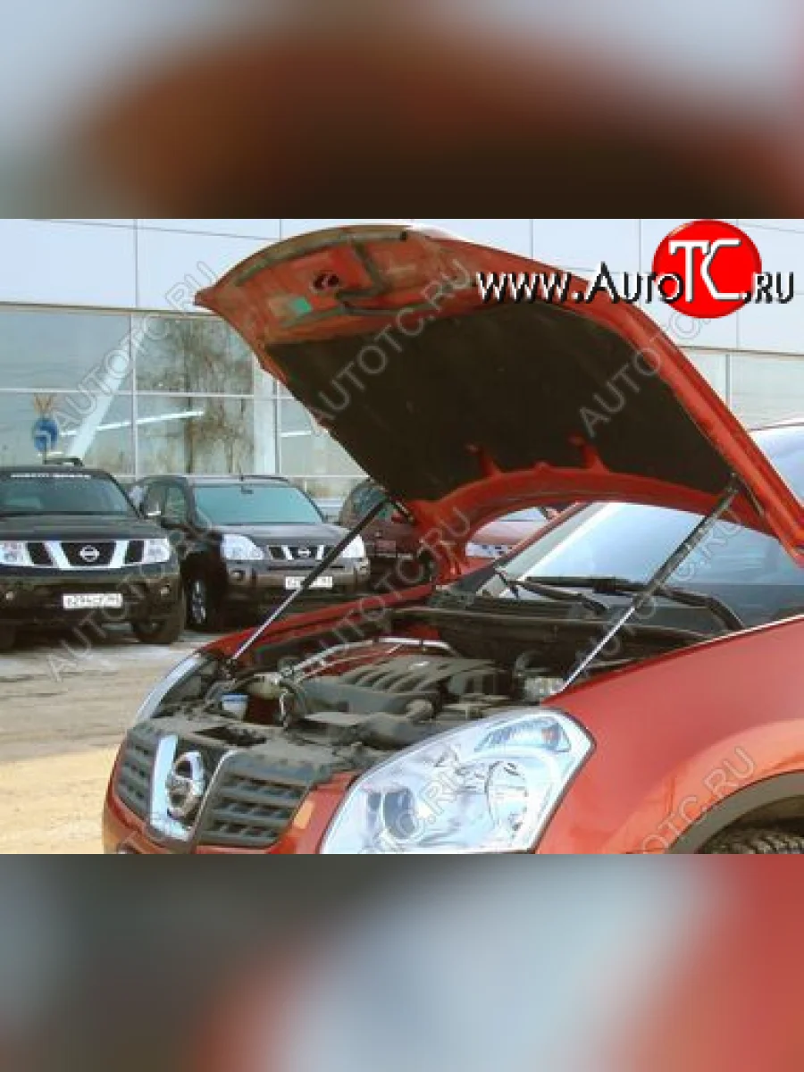 Упор капота Nissan Qashqai (2010-) ТехноМастер ТехноМастер 8231.6350.04  в Перми Пермском крае