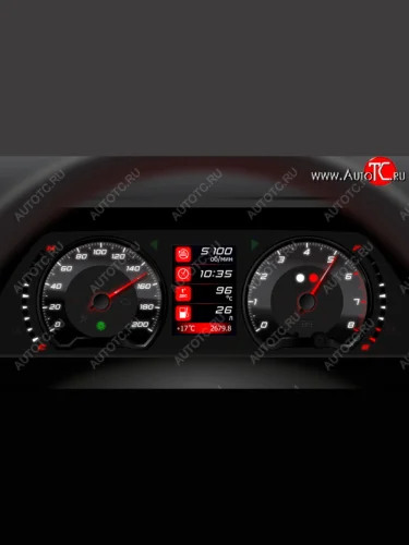 Электронная комбинация Niva 4*4 GAMMA GF-826 (стрелочная) Ferrum gf826-2121