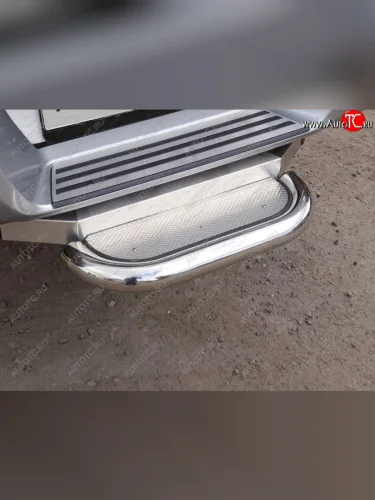  ТСС Тюнинг FIATFullback 2016- - Задняя подножка (нерж. лист) 60,3 мм (под фаркоп)  fiaful1627