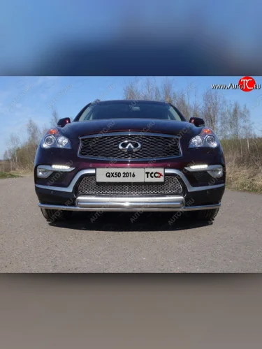  ТСС Тюнинг INFINITIQX 50 2016-2018 - Накладки на ПТФ (лист)  infqx501602