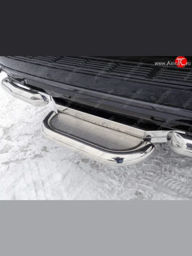  ТСС Тюнинг TOYOTALand Cruiser 200 EXECUTIVE LOUNGE 2018- - Задняя подножка (нерж. лист) 60,3 мм (под фаркоп)  toylc200ex1628