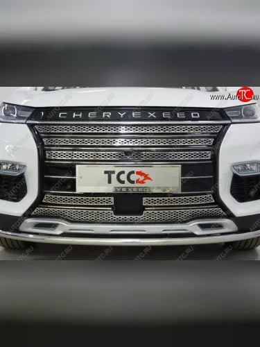  ТСС Тюнинг CHERYEXEEDTXL 2020-2021 - Ршетка радиатора нижняя (лист)  cherexetxl2012