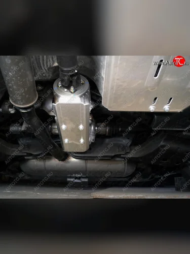 Защита дифференциала (алюминий) 4мм  zktcc00368