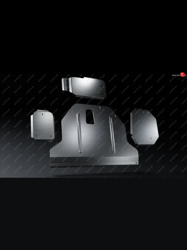 Защиты комплект (алюминий) 4мм (ZKTCC00417, ZKTCC00430, ZKTCC00431) Kia Seltos 2020-