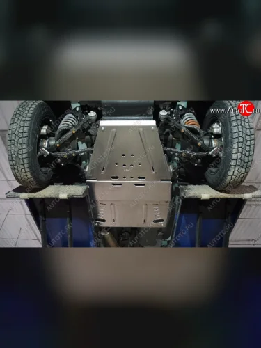 Защиты комплект (алюминий) 4мм (передний мост, кпп, раздатка) Lada Niva Legend 2023