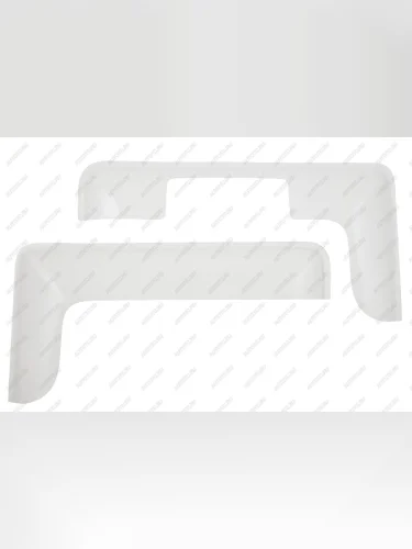 Дефлекторы окон, накладной, DAEWOO NOVUS 2012- грузовик, короткий, белый   Деу Новус REIN reinwv1309