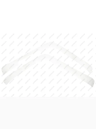 Дефлекторы окон, накладной, JAC N200 2022- грузовик, белый  Джак Н200 REIN reinwv1311