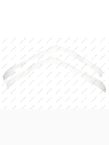 Дефлекторы окон, накладной, JAC K7 2023- грузовик, тягач, белый  Джак К7 REIN reinwv1322