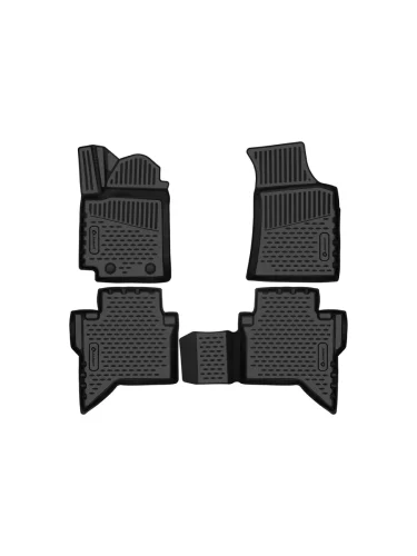 Коврики 3D в салон Element (черные) Sollers ST6 (2023-2025) пикап