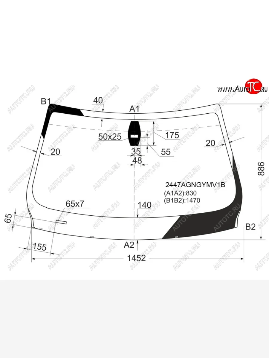 Стекло лобовое (датчик дождя) FUYAO BMW 3 серия E92 купе дорестайлинг (2005-2010) (зеленое)  в Перми Пермском крае