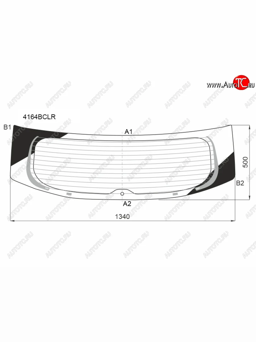 Стекло заднее (Без оттенка Обогрев) Hyundai Creta 15-21 FUYAO 4164BCLR  в Воронеже Воронежской области