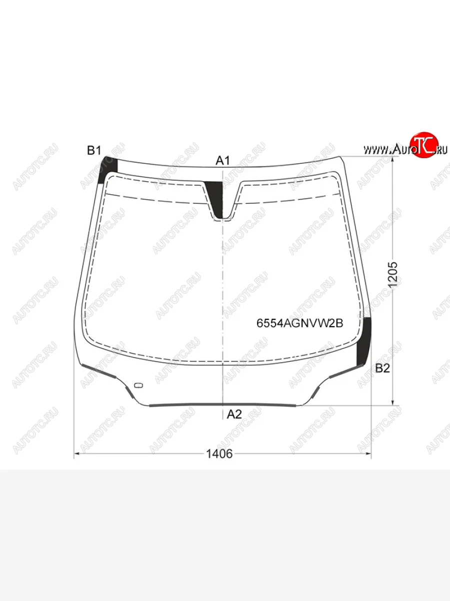 Стекло лобовое (молдинг) FUYAO Peugeot 308 T7 хэтчбек 5 дв. дорестайлинг (2007-2011) (зеленое)  в Перми Пермском крае