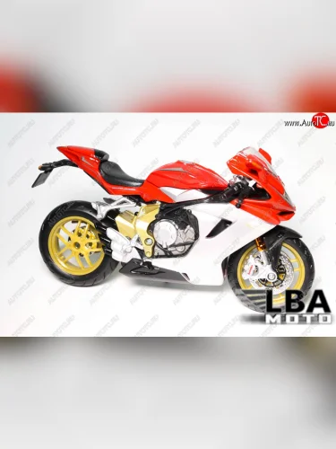 Модель мотоцикла MV Agusta F3 Красного цвета масштаб 112  пм-00002231