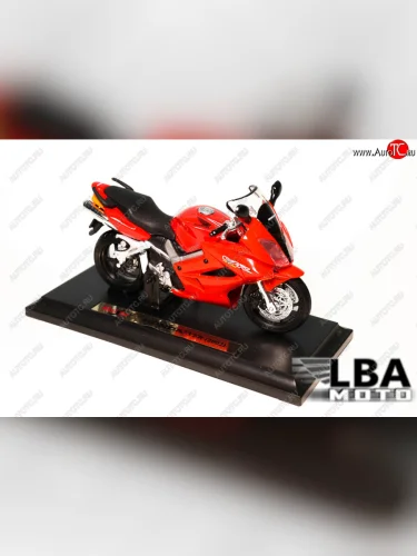 Модель мотоцикла Honda VFR800 Красного цвета масштаб 1 18  пм-00002243