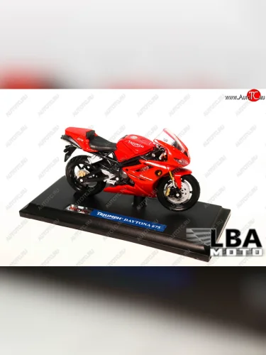 Модель мотоцикла Triumph Daytona 675 Красного цвета 118  пм-00002250