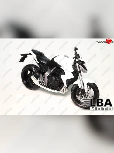 Модель мотоцикла Honda CB 1000R Hi-Res Белого цвета масштаб 112  пм-00000840