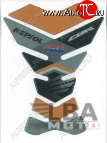 Наклейка на бак для мотоцикла Honda CBR HRC Repsol  пм-00017092
