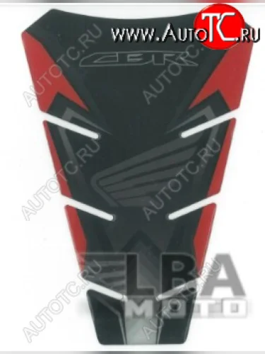 Наклейка на бак для мотоцикла Honda CBR Черно-Красная  пм-00017095