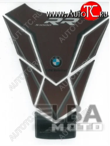 Наклейка на бак для мотоцикла BMW S1000RR Тёмно-Красная  пм-00017102